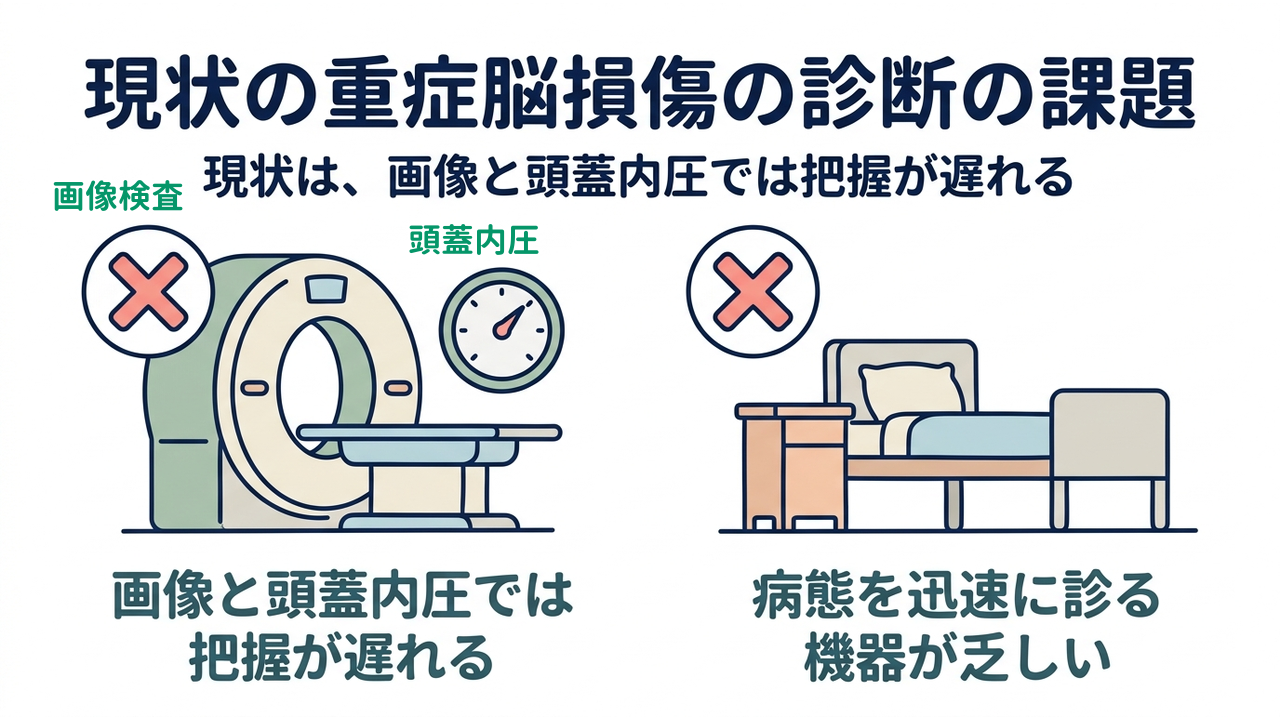 現状の重症脳損傷の診断の課題