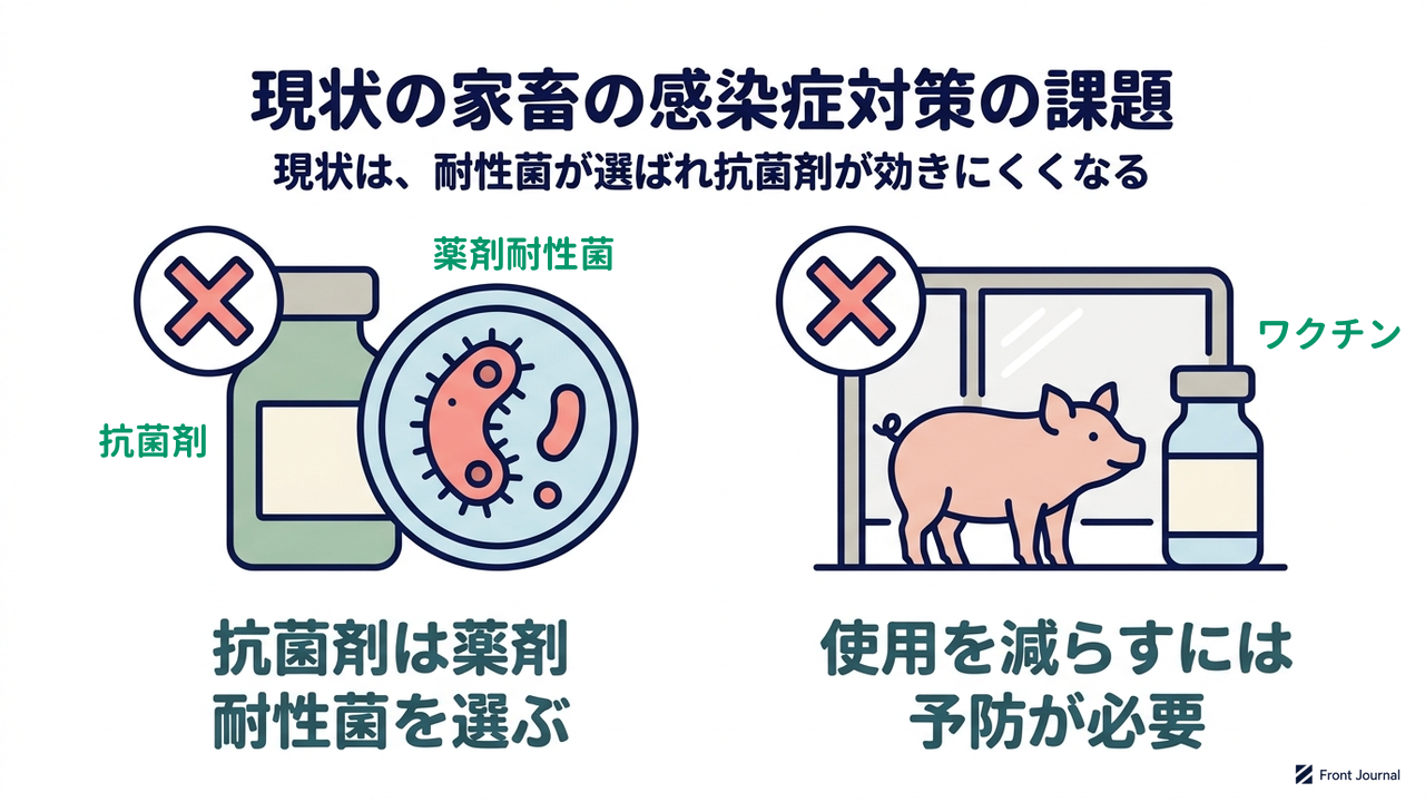 現状の家畜の感染症対策の課題