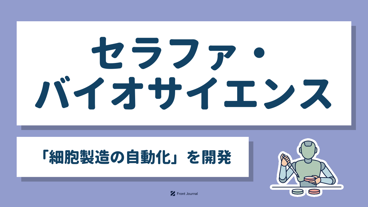 セラファ・バイオサイエンス「細胞製造の自動化」を開発