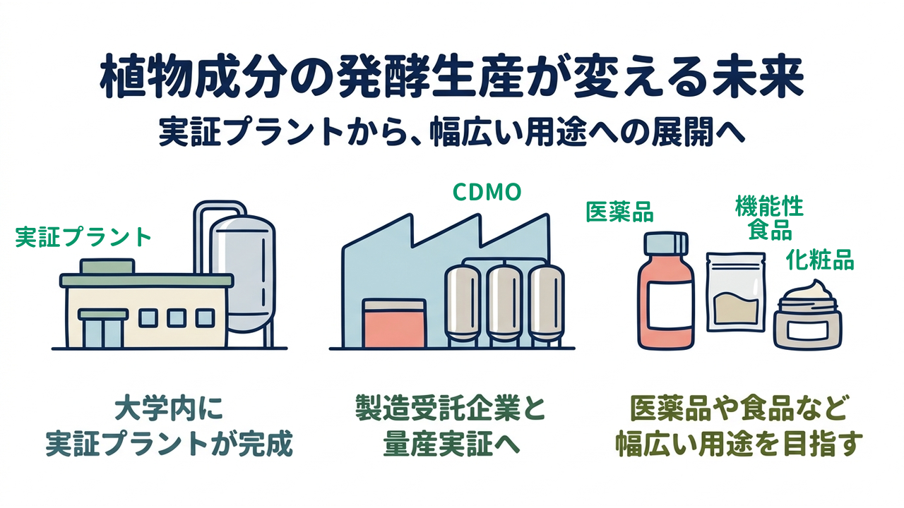 植物成分の発酵生産が変える未来