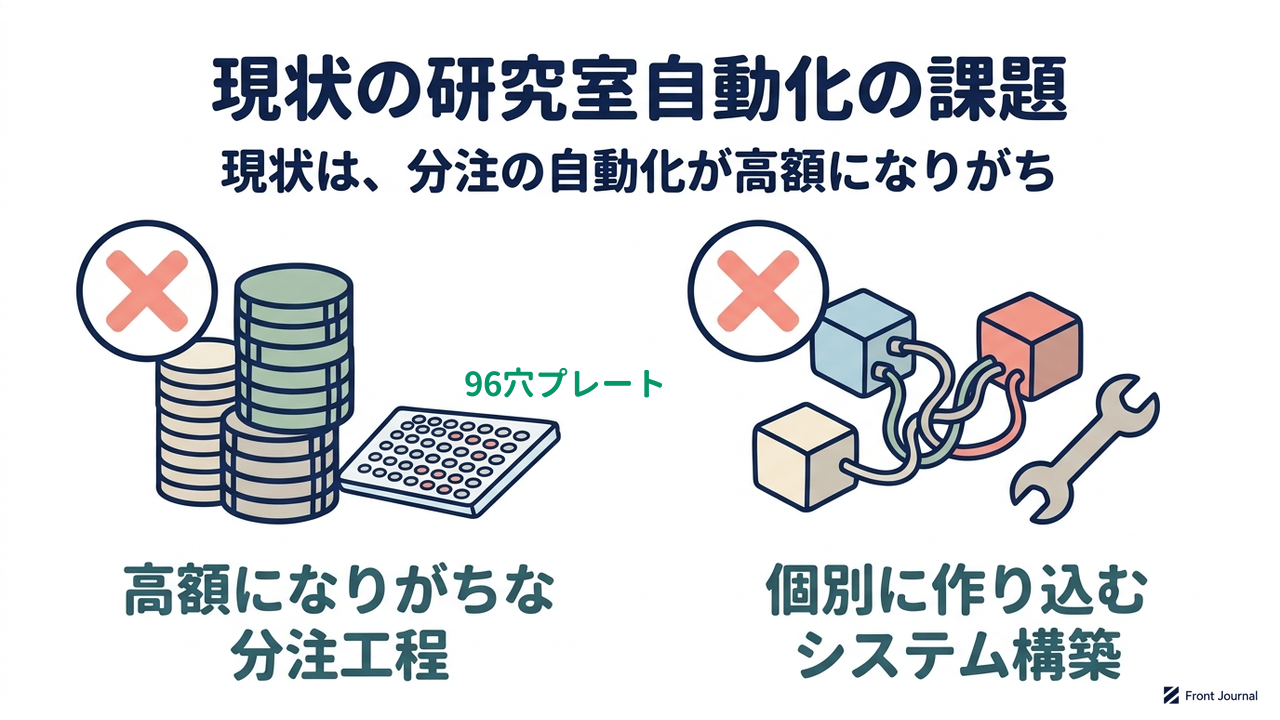 現状の研究室自動化の課題