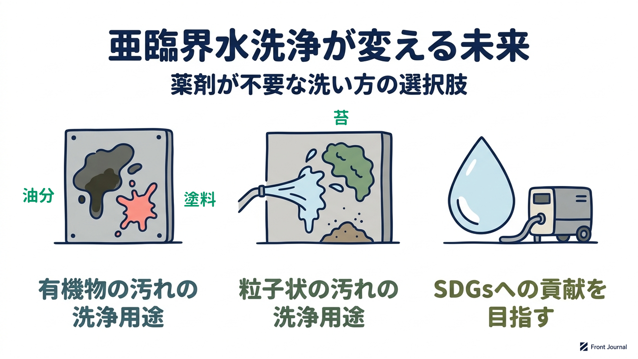 亜臨界水洗浄が変える未来