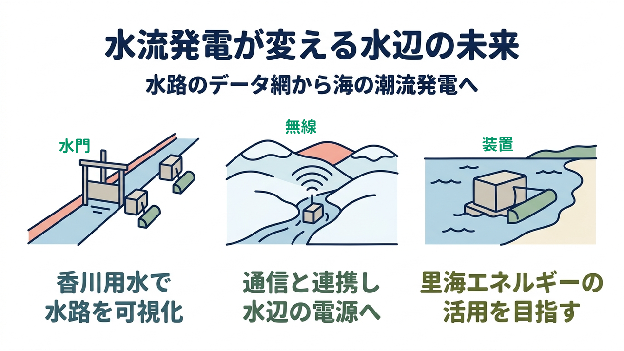 水流発電が変える水辺の未来