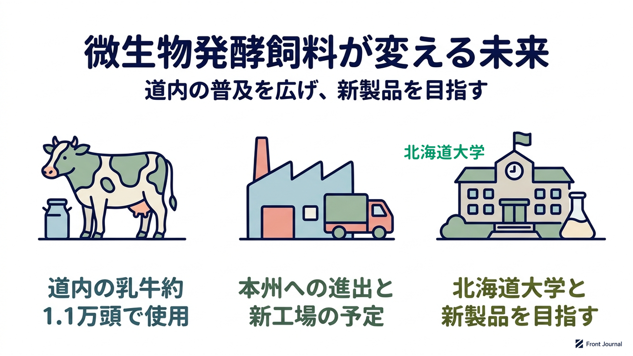 微生物発酵飼料が変える未来