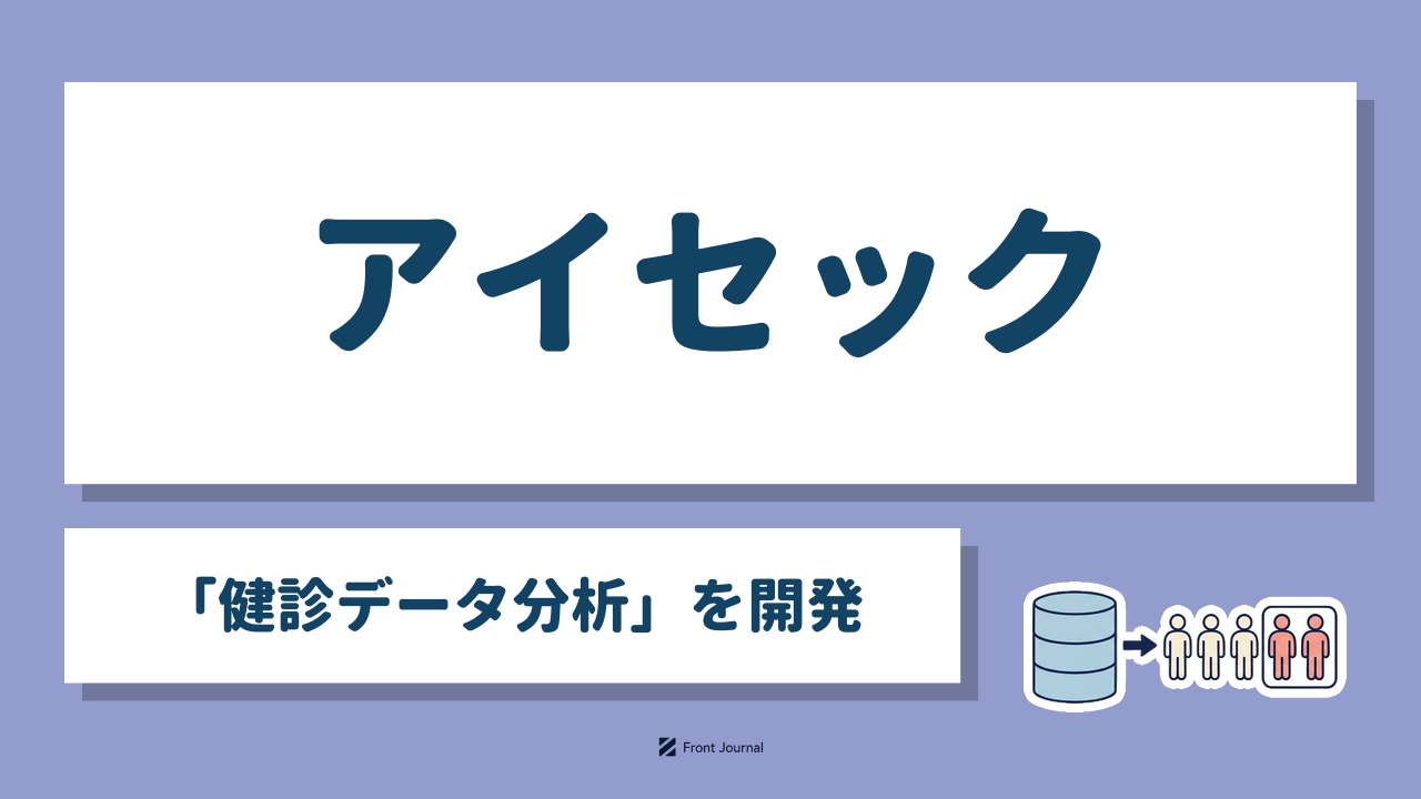 アイセック「健診データ分析」を開発