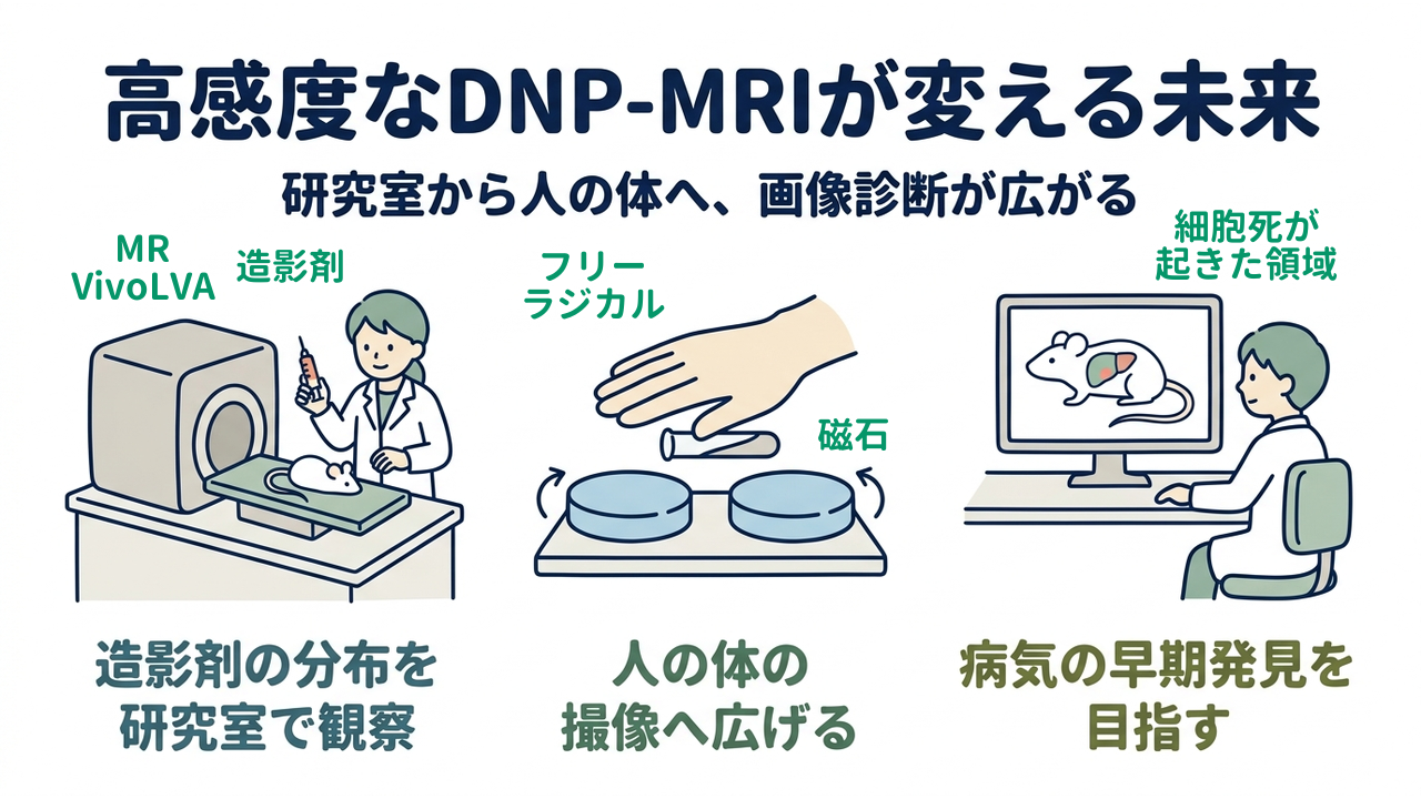 高感度なDNP-MRIが変える未来