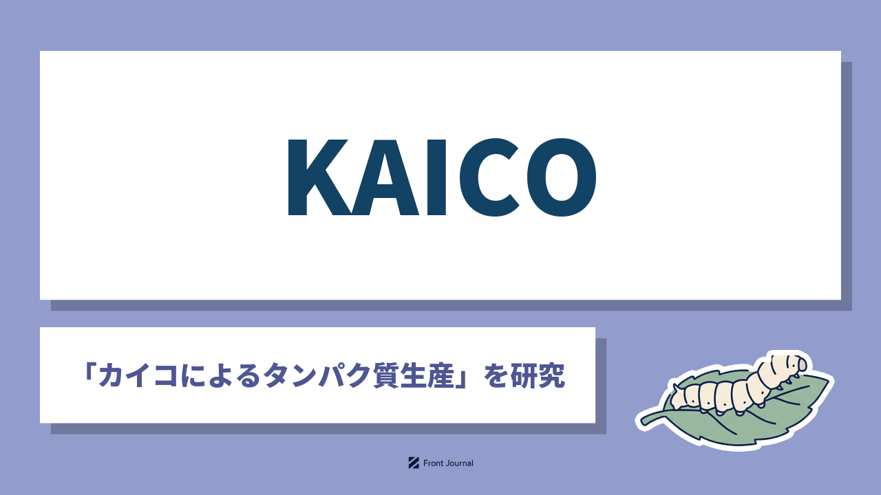 KAICO株式会社（KAICO Ltd.）｜「カイコによるタンパク質生産」を研究