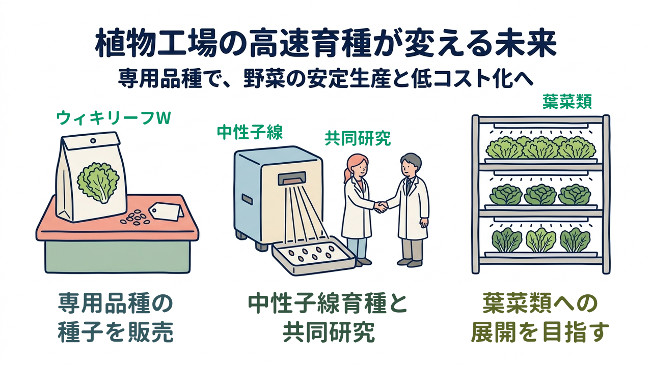 植物工場の高速育種が変える未来