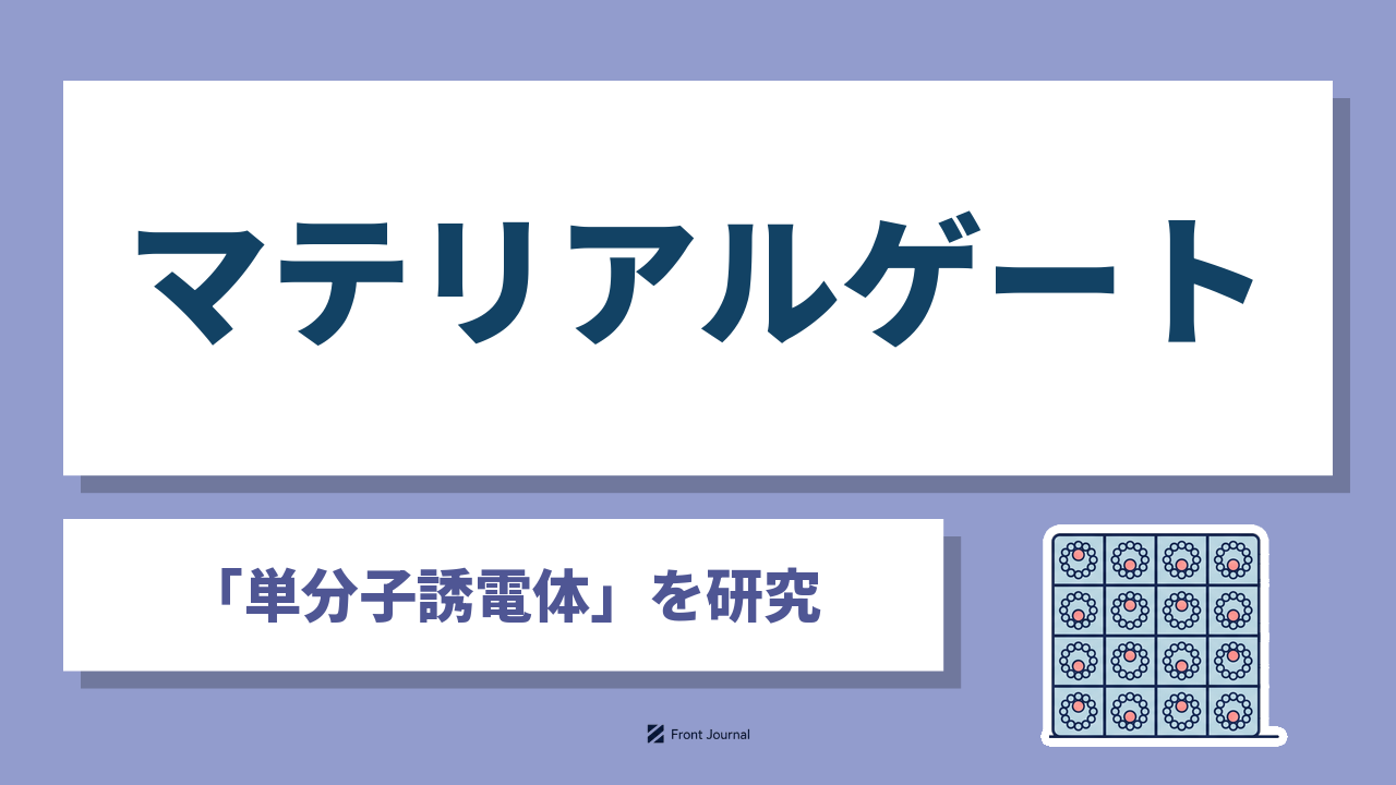 株式会社マテリアルゲートは1つの分子に情報を記録するメモリ材料を研究する広島大学発の企業