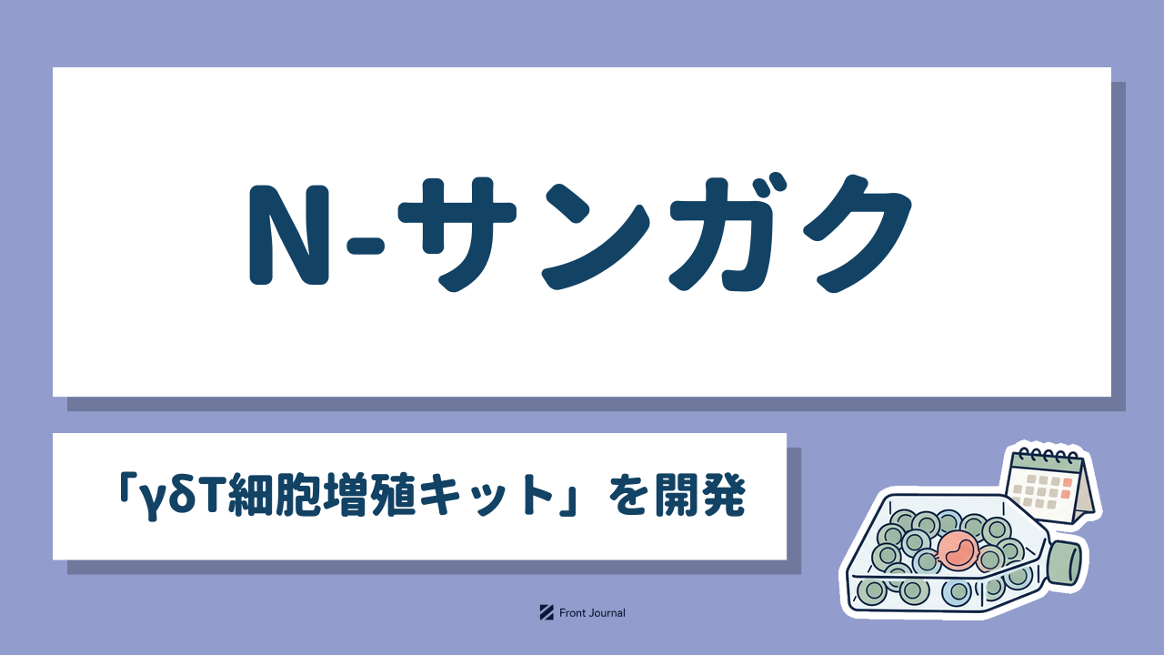 N-サンガク「γδT細胞増殖キット」を開発