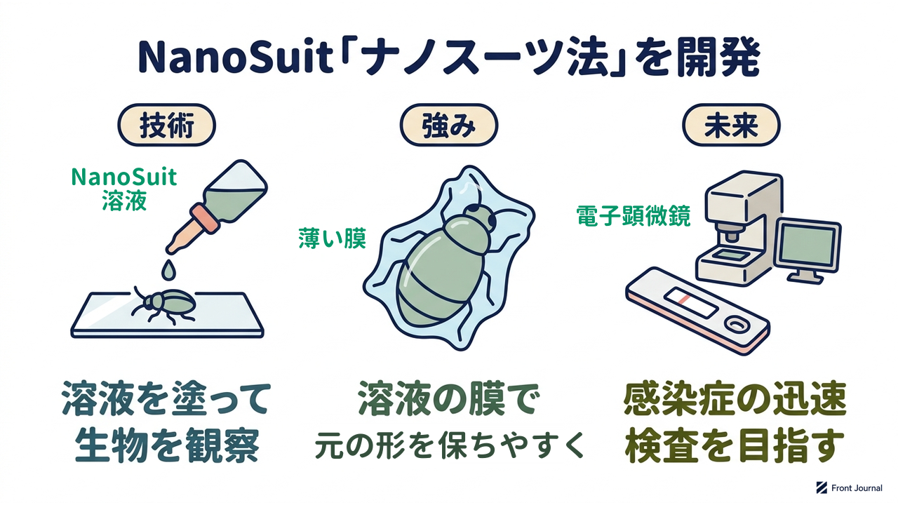 NanoSuit「ナノスーツ法」を開発