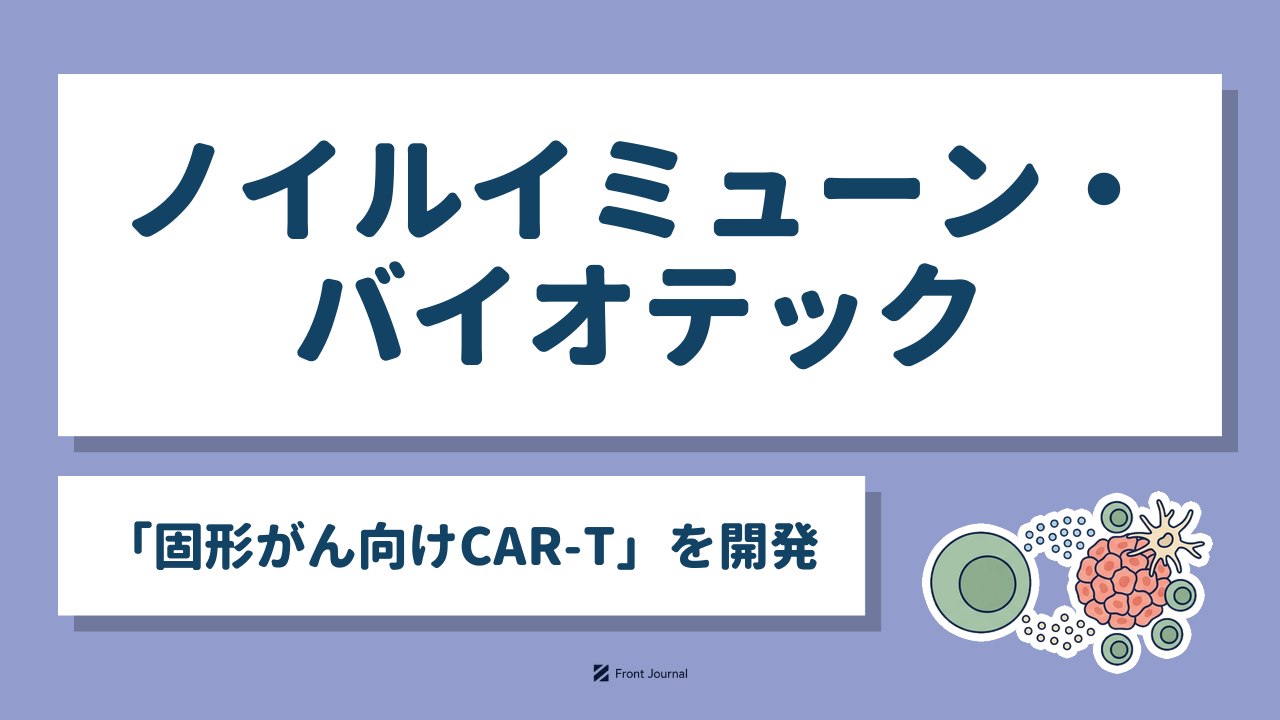 ノイルイミューン・バイオテック｜山口大学発の「固形がん向けCAR-T」を開発するディープテック企業