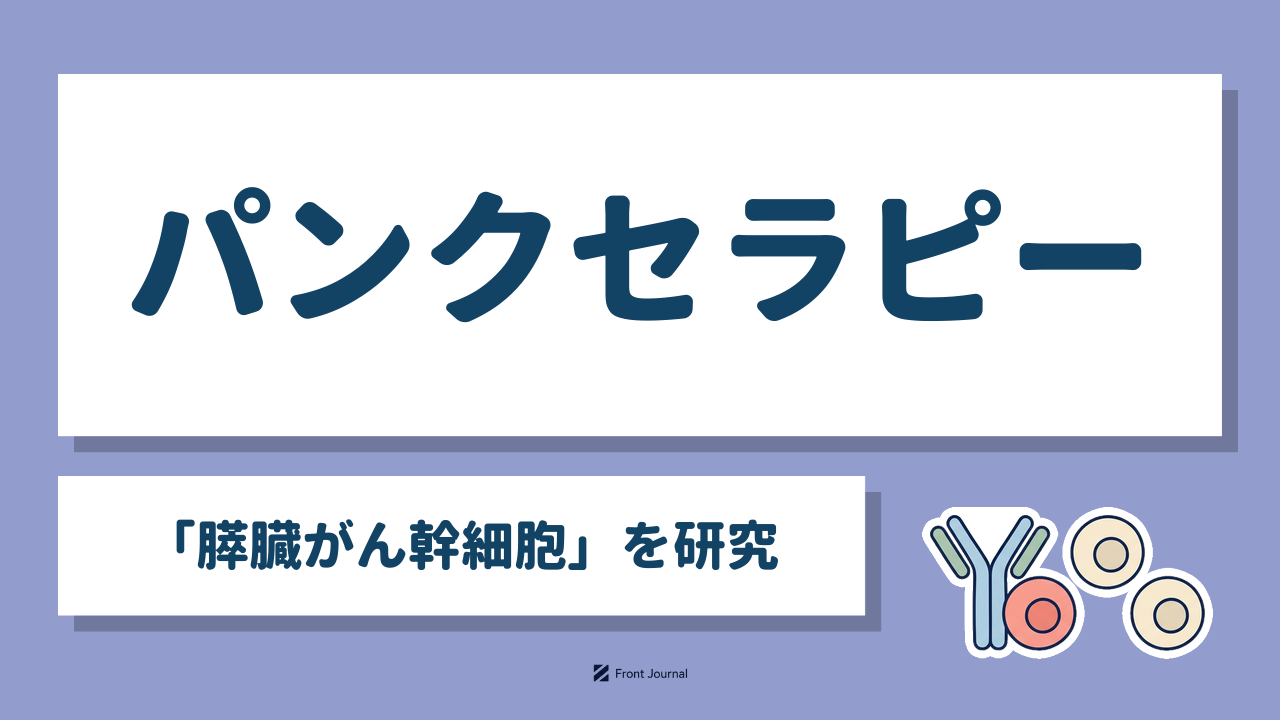 パンクセラピー「膵臓がん幹細胞」を研究