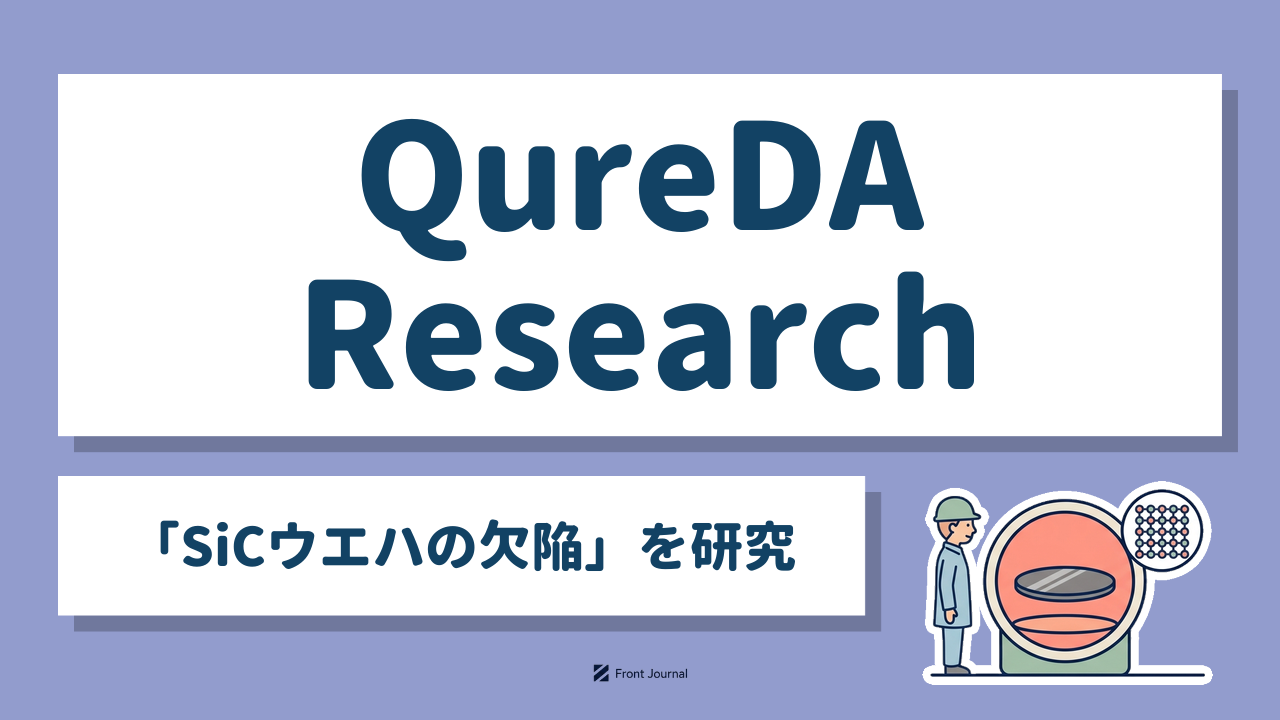 QureDA Research「SiCウエハの欠陥」を研究