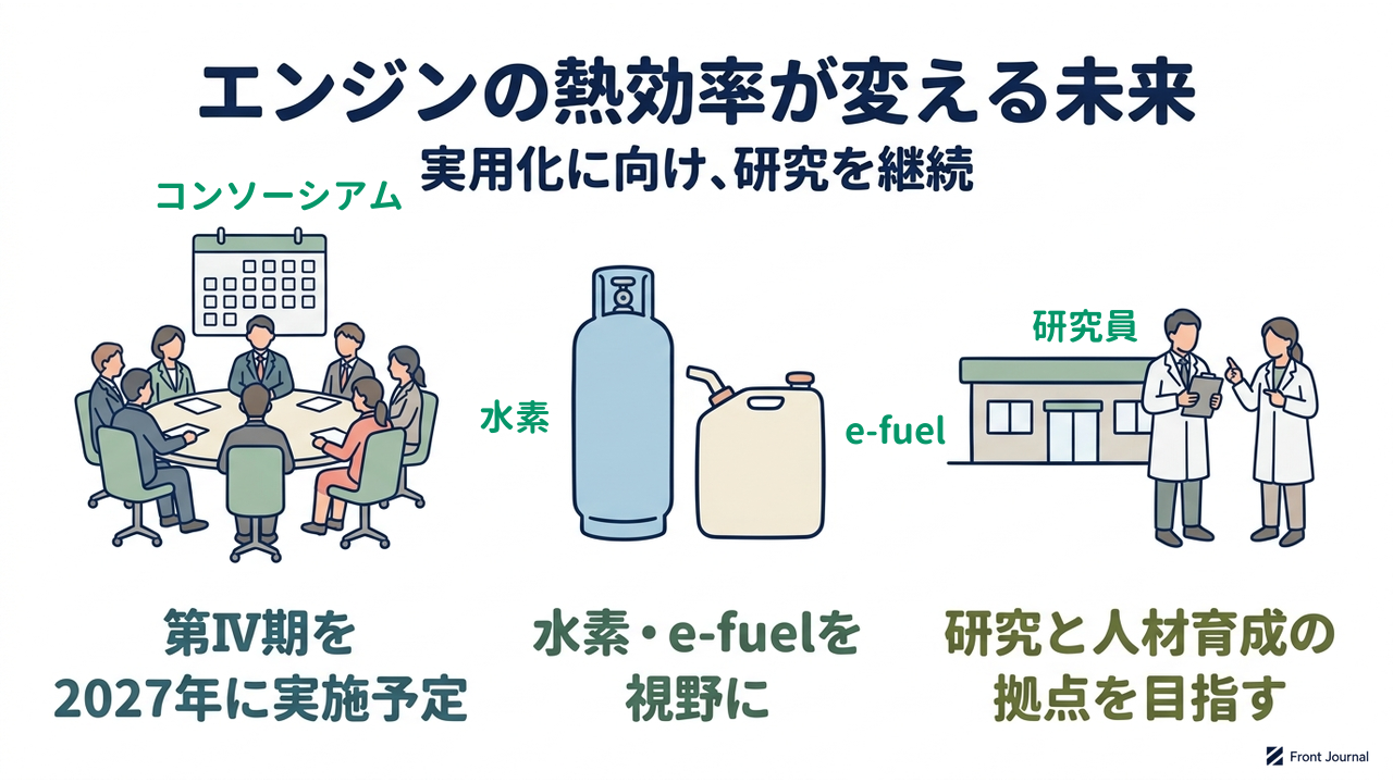 エンジンの熱効率が変える未来