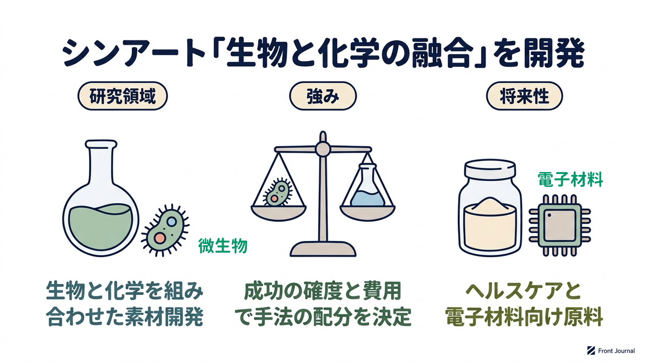 シンアート「生物と化学の融合」を開発