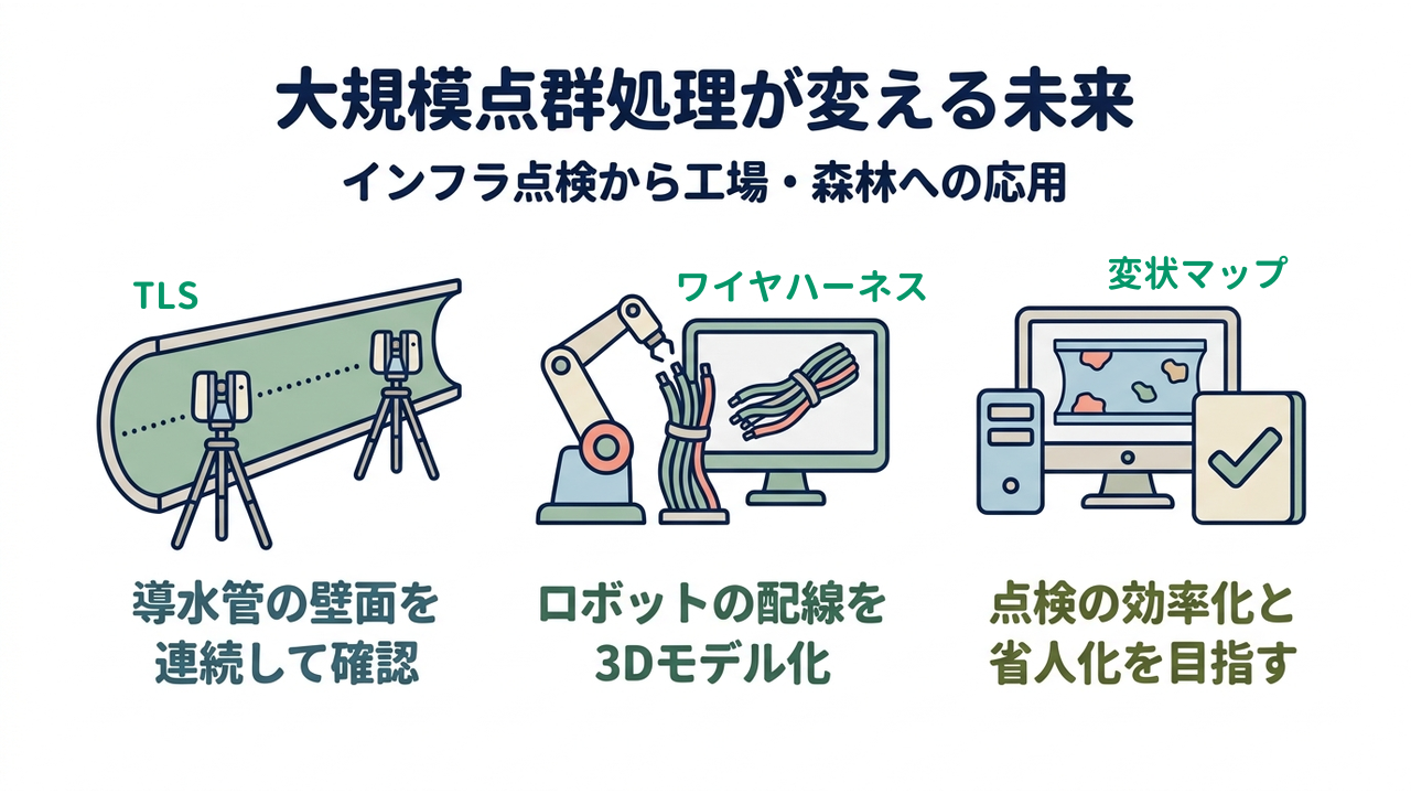 大規模点群処理が変える未来