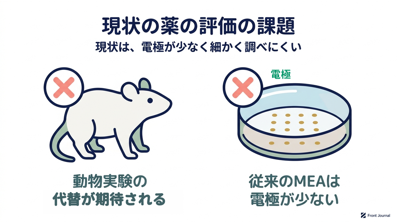 現状の薬の評価の課題